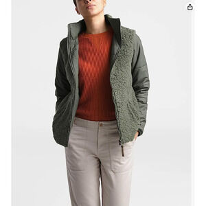 North Face Women's Merriewood Reversible Jacket Taupe Green